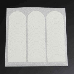 51Pcs Nail Art Smile Striping Line French Guide Tips Stickers