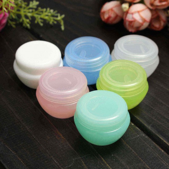 5ML Mini Empty Jar Pot Cosmetic Cream Container Screw Lid & Inner Lid Bottle 5ML Mini Empty Jar Pot Cosmetic Cream Container Screw Lid & Inner Lid Bottle