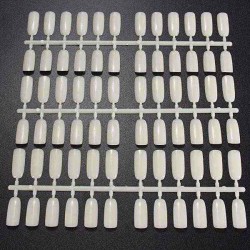 5Pcs 120 Tips Nail Art Polish Display Board Practice Tool
