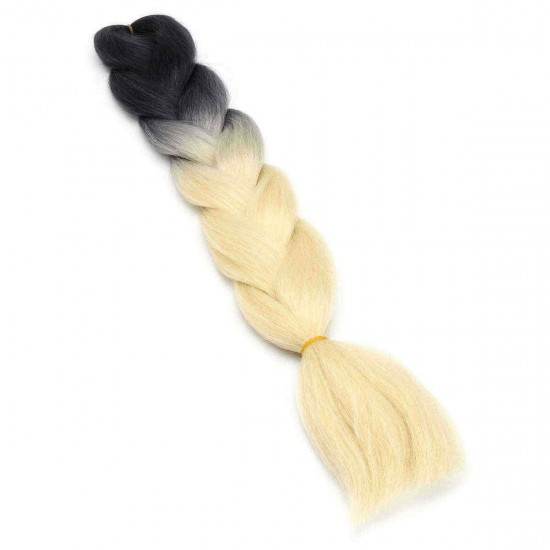 5Pcs 24" Ombre Dip Dye Kanekalon Jumbo Braid Pigtail Hair Extensions Ponytails Synthetic Wigs 5Pcs 24" Ombre Dip Dye Kanekalon Jumbo Braid Pigtail Hair Extensions Ponytails Synthetic Wigs