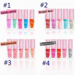 5Pcs Nail Polish Lacquer Set Multi-color Gradient Summer Color Varnish