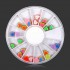 5mm Resin 3D Heart Nail Art Decoration Wheel