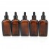 5pcs Amber Glass Liquid Reagent Pipette Essential Oil Perfume Bottles Eye Droppe