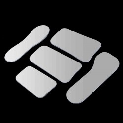 5pcs/Set Photographic Dental Intraoral Mirror Reflector Lingual Buccal Mouth Mirrors 2-sided Rhodium for The Dental Clinic Tools