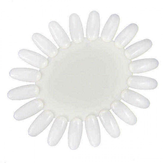 5x 3D Nail Art False Fake Tips Display Practice Tool Wheel