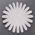 5x 3D Nail Art False Fake Tips Display Practice Tool Wheel