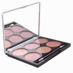 6 Colors Concealer Palette Facial Corrective Makeup Contour Highlighter Base Corrector