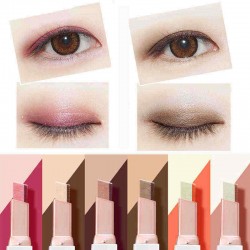 6 Colors Double Color Pearl Eyeshadow Pen Eye Shadow Stick Gradient Colors Makeup