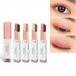 6 Colors Double Color Pearl Eyeshadow Pen Eye Shadow Stick Gradient Colors Makeup