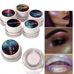 6 Colors Face Shimmer Highlighters Cream Pressed Loose Powder Makeup Colorful