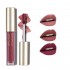 6 Colors Matte Velvet Lip Gloss Liquid Lipstick Non Sticky Lip Makeup Long-Lasting Waterproof
