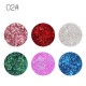 6 Colors Shimmer Fan Shaped Eye Shadow Palette Waterproof