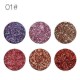 6 Colors Shimmer Fan Shaped Eye Shadow Palette Waterproof