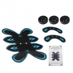 6 Mode USB charging Gel Abdominal Muscle Trainer Pad Kit 9 Intensity Shoulder Forearm Upperarm Waist Abdomen Back Training Mat