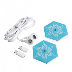 6 Modes Electric Smart Mini Massager Protable Multifunction Line-control Massager