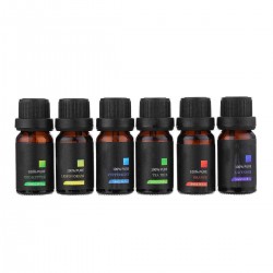 6 Pcs 10mL Aromatherapy Essential Oil Set 100% Pure kit Bottles Gift Box