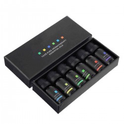 6 Pcs 10mL Aromatherapy Essential Oil Set 100% Pure kit Bottles Gift Box
