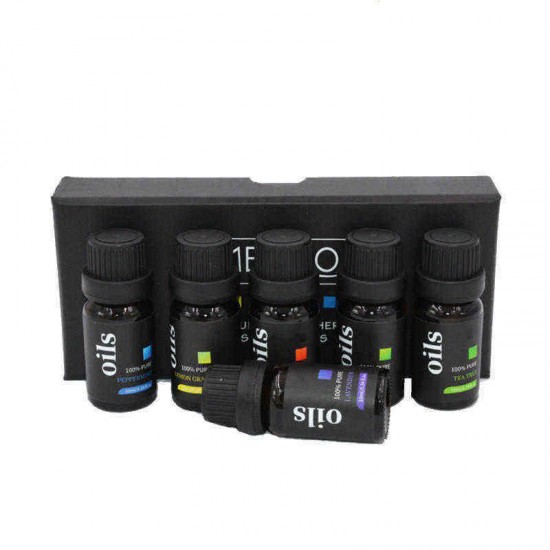 6 Pcs 10mL Aromatherapy Essential Oil Set 100% Pure kit Bottles Gift Box 6 Pcs 10mL Aromatherapy Essential Oil Set 100% Pure kit Bottles Gift Box