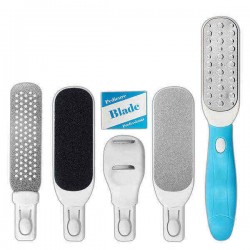 6 Pcs Foot Cuticle File Set Remove Dead Skin Pedicure Foot File For Feet Heel Care