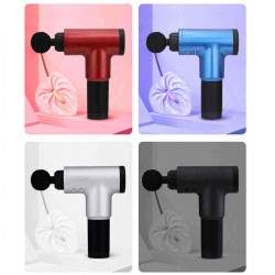 6 Speed 12V 2000mAh Handheld Muscle Massage Therapy Vibration G un High Frequency Percussion Electric Massager Muscle Relaxation