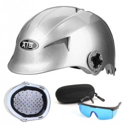 64 Diodes Laser Hair Loss Treatment Hair Regrowth Promoter Building Fibers LLLT Helmet Cap
