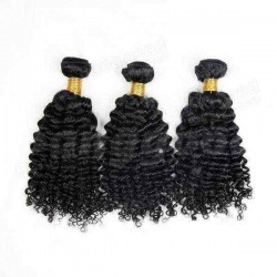 6A Grade Brazilian Virgin Unprocessed Jerry Curly 100% Real Human Hair Extension