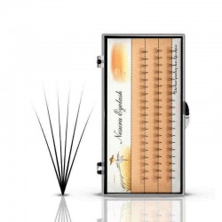 6D Black 6/8/10/12mm False Eyelash Individual Eyelashes Extension Cluster Kit Grafting Eyes Lashes