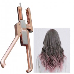 6D Hair Extensions Machine Salon Fusion Tools Connector Hair Extensions Kit Set