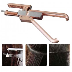 6D Hair Extensions Machine Salon Fusion Tools Connector Hair Extensions Kit Set