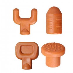 6PCS Percussion Deep Massage Tips & Rod For Jigsaw Replaceable Massager Accessories