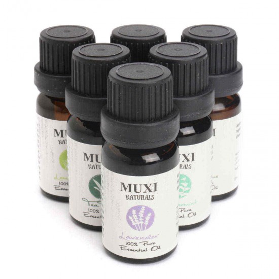 6Pcs Pure & Natural Essential Oil Humidifier Aromatherapy Fragrance 10ml Set 6Pcs Pure & Natural Essential Oil Humidifier Aromatherapy Fragrance 10ml Set