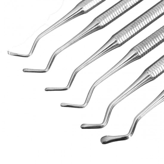 6Pcs Teeth Whitening Dental Tools Probe And Scaler Set Used For Oral Examination 6Pcs Teeth Whitening Dental Tools Probe And Scaler Set Used For Oral Examination