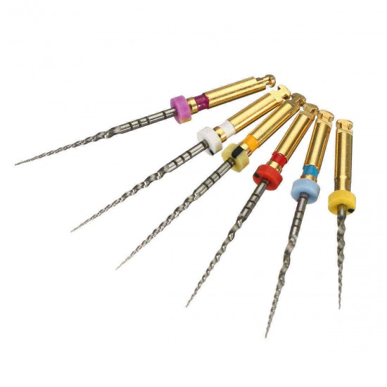 6pc Dental Heat Activated Niti Endodontic Root Canal File For Machine Root Canal Tools 6pc Dental Heat Activated Niti Endodontic Root Canal File For Machine Root Canal Tools