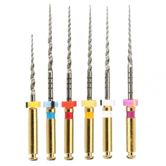 6pc Dental Heat Activated Niti Endodontic Root Canal File For Machine Root Canal Tools 6pc Dental Heat Activated Niti Endodontic Root Canal File For Machine Root Canal Tools