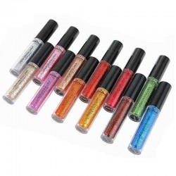 6pcs Glitter Eye Shadow Cosmetic Makeup Shimmer Pigment Loose Powder Nude Eye Shadow Maquiagem