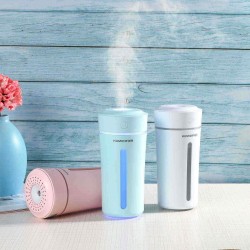 7-Color LED Ultrasonic Humidifier USB Aromatherapy Air Purifier 270ml Essential Oil Mist Diffuser