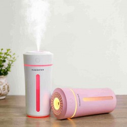 7-Color LED Ultrasonic Humidifier USB Aromatherapy Air Purifier 270ml Essential Oil Mist Diffuser