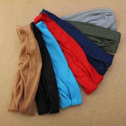 7 Colors Girls Hair Band Hairdressing Belt Wrap Head Scarf Headbrand
