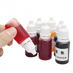 7 Colors Handmade Soap Dye Pigments Liquid DIY Art Crafts Squishy Mud Pink Red Orange Black Purple
