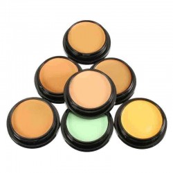 7 Colors IMAGIC Makeup Foundation Powder Face Concealer Mineral Cosmetics Tool