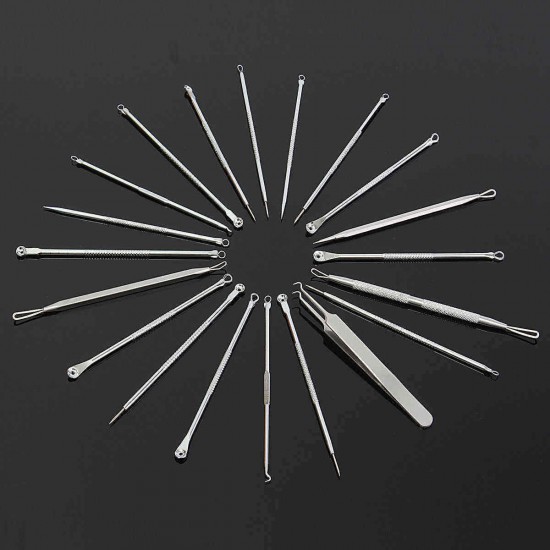 7 Set to Choose Stainless Silver Blackhead Extractor Remover Facial Care Tool Blemish Acne Pimple