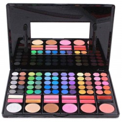78 Colors Eyeshadow Palette Blusher Contour Powder Lip Gloss Eye Shadow Makeup Set
