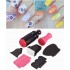 7Pcs/set Nail Art Scraper Stamping Plate Double Ended Stamper Image Tool Kit