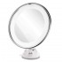 7X /10X Magnifying LED Lighted Makeup Mirror 360 Rotation Daylight Travel Vanity LED Mirrors with Strong Suction Cup