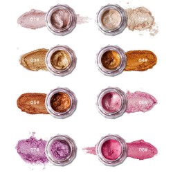 8 Colors 3D Highlighters Powder Gel Glow Face Shimmer Loose Powder Long-Lasting