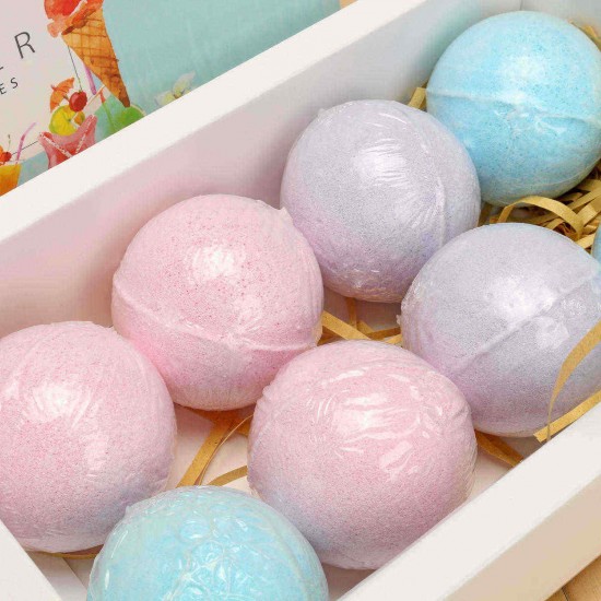 8Pcs Bath Bombs Moisture Body Scrub Skin Care Holiday Christmas Presents Gifts 8Pcs Bath Bombs Moisture Body Scrub Skin Care Holiday Christmas Presents Gifts