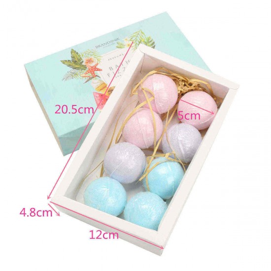 8Pcs Bath Bombs Moisture Body Scrub Skin Care Holiday Christmas Presents Gifts 8Pcs Bath Bombs Moisture Body Scrub Skin Care Holiday Christmas Presents Gifts