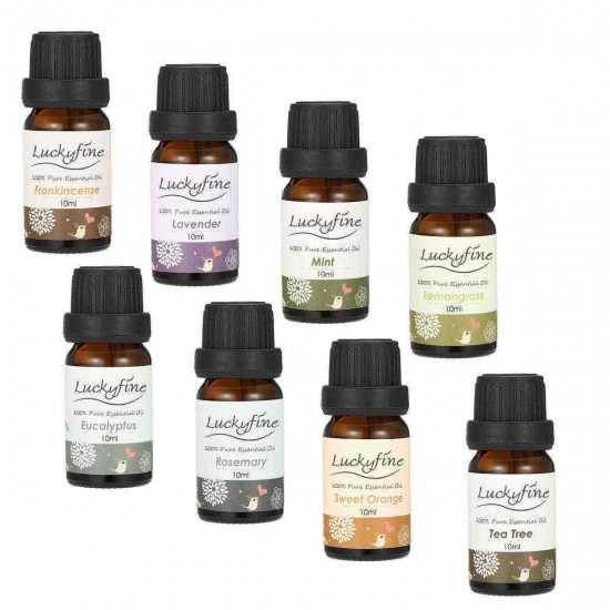 8Pcs Essential Oils Set Lavender Orange Tea Tree Lemongrass Eucalyptus Mint Frankincense Rosemary Essential Oil 8Pcs Essential Oils Set Lavender Orange Tea Tree Lemongrass Eucalyptus Mint Frankincense Rosemary Essential Oil