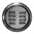 8Pcs/2 Pairs Dual Magnetic 3D False Eyelashes Long Natural Eyelashes Extension