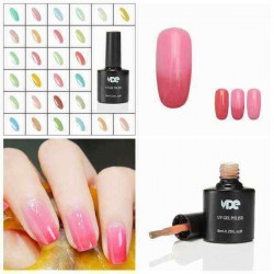 8ml Temperature Change Color Nail Art Soak Off UV Gel